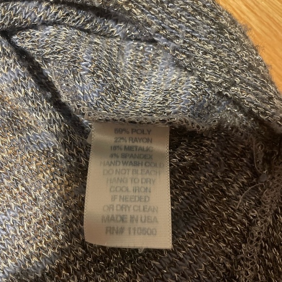 Laila Jayde Silver Grey Crew Neck Sweater Size Xs - Picture 6 of 9